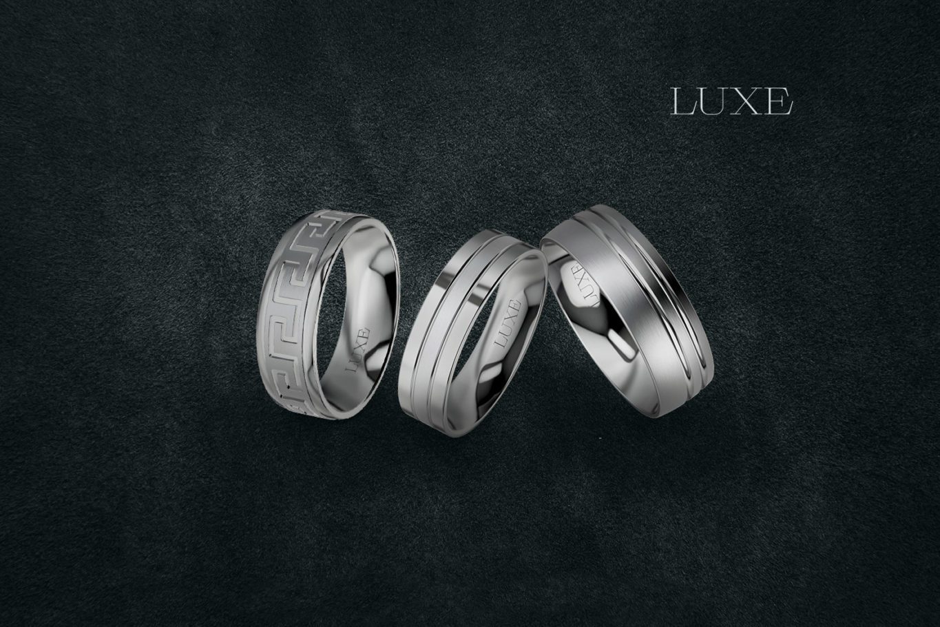 luxe silver - Luxe Wedding Rings