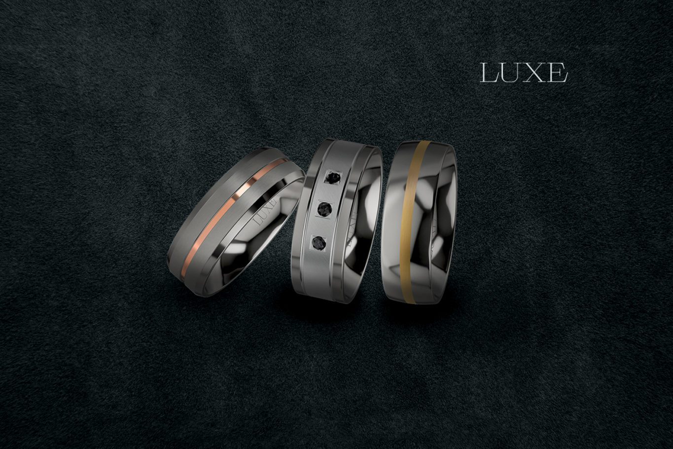 luxe titanium - Luxe Wedding Rings