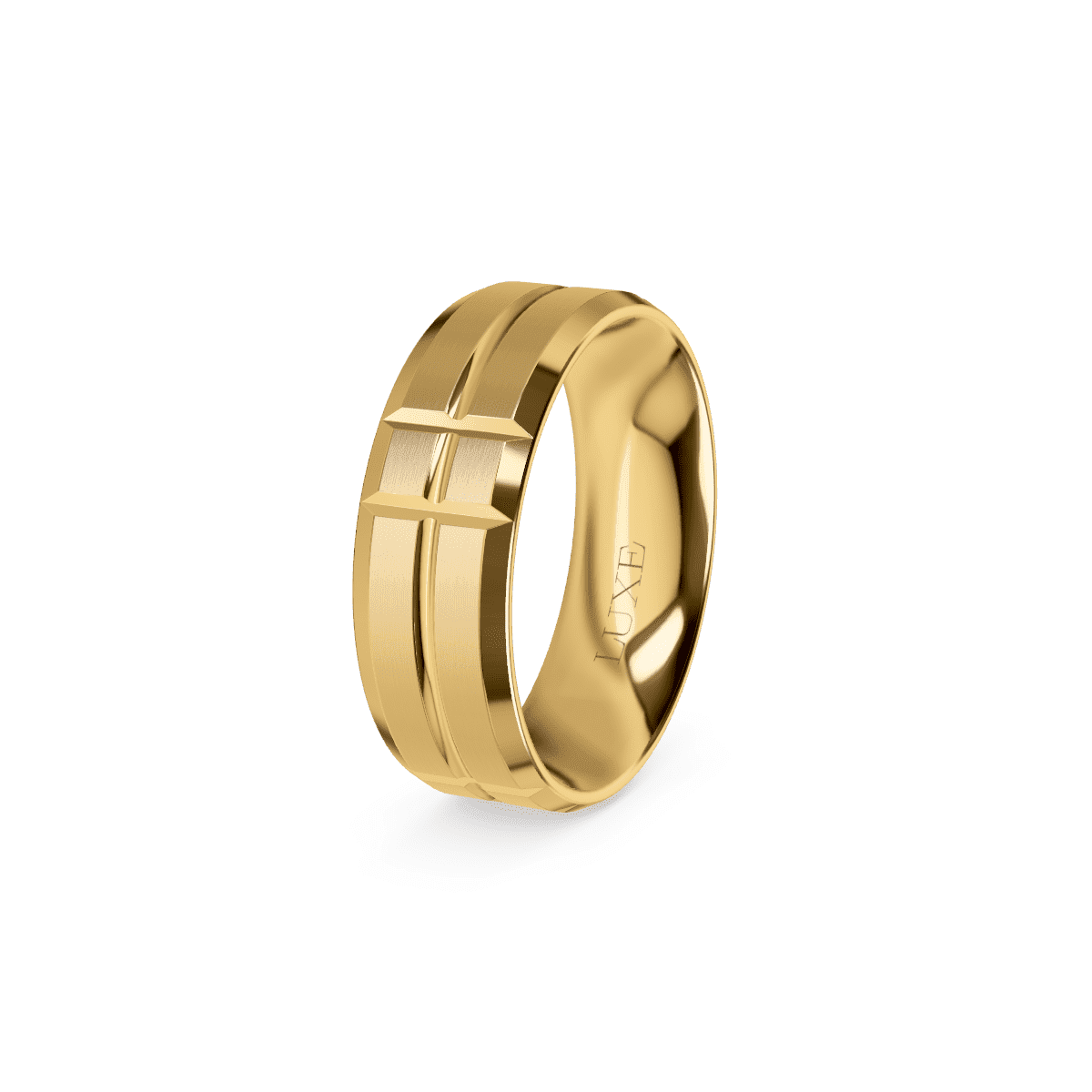 ALAMO gold ring - Luxe Wedding Rings