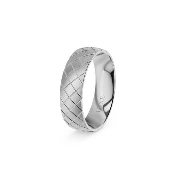 ARAGON silver ring - Luxe Wedding Rings